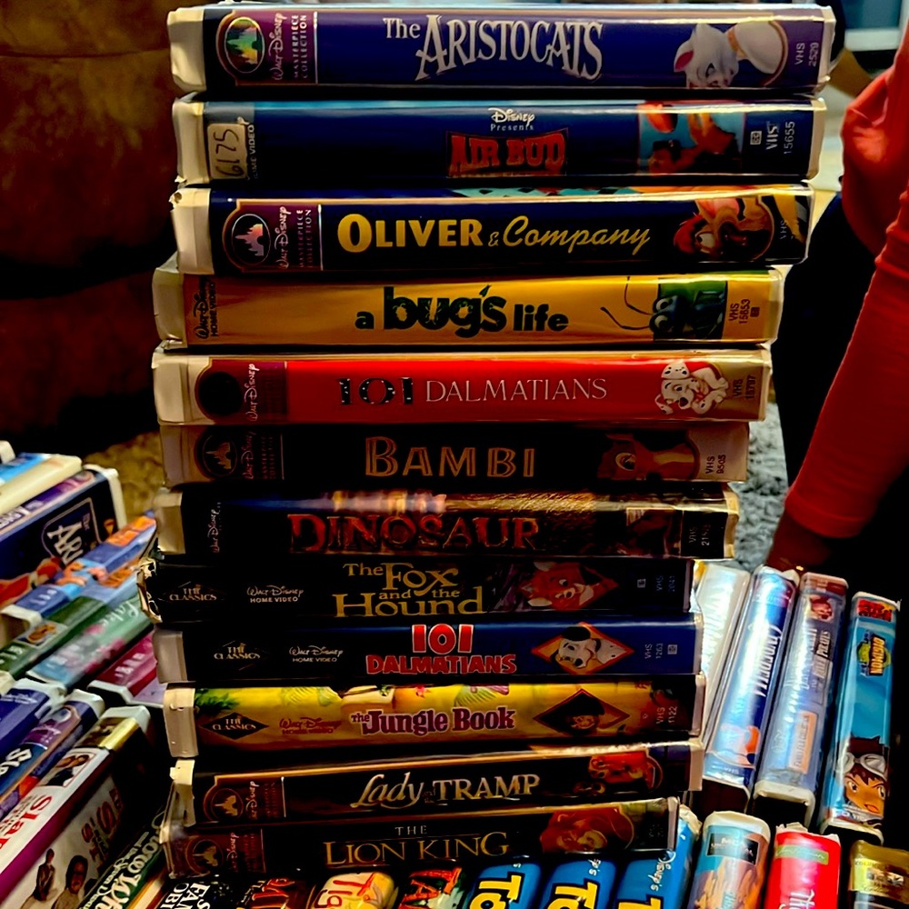 Disney Animal VHS tape collection